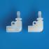 Adapters & Connectors: Barb to Female 1/4''-28 Elbow Plastic Joint, PP/PTFE Material, 30 Pieces/Pk
